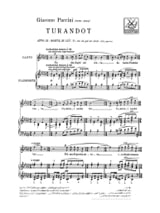 Tu Che Di Gel Sei Cinta. Turandot - PUCCINI - Partition - Opéras